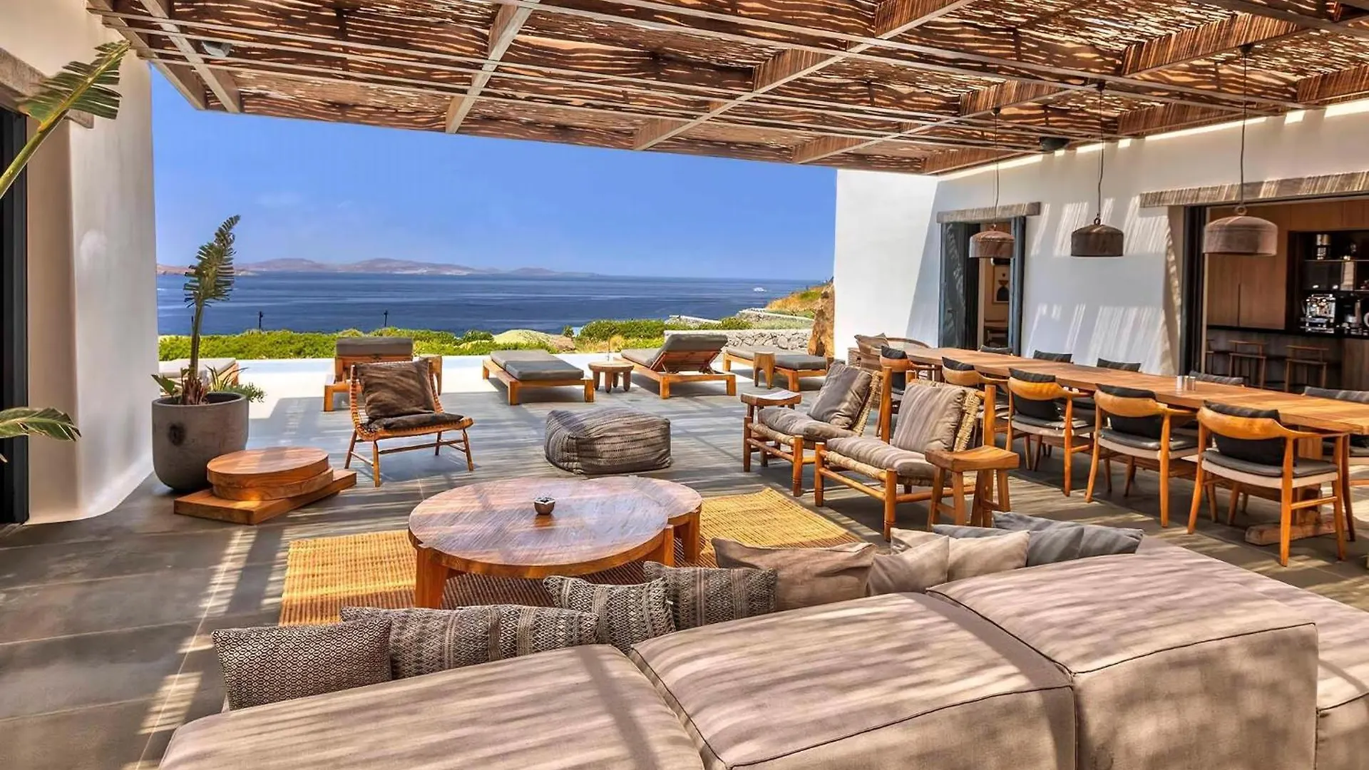 Majestic Mykonos Villa 5 Bedrooms Villa Shannon Private Infinity Pool Sensational Sea Views Agios Ioannis Ornos  Ornos (Mykonos)